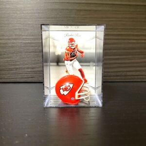 Kansas City Chiefs Rashee Rice Mini Helmet Football Sports Box